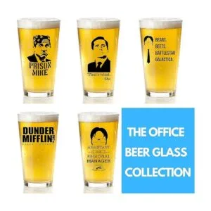 Taza de cerveza con texto en inglés Thats What She_3