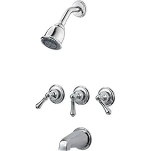 Pfister LG0181BC LG0181BC Grifo de 3 tinas y ducha con_1