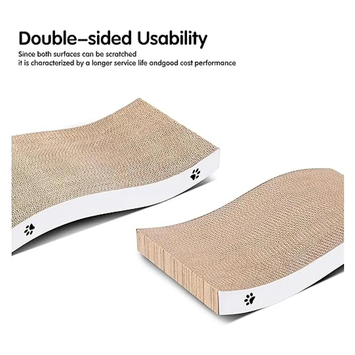 Coching Rascador de cartón para gatos con diseño de_5