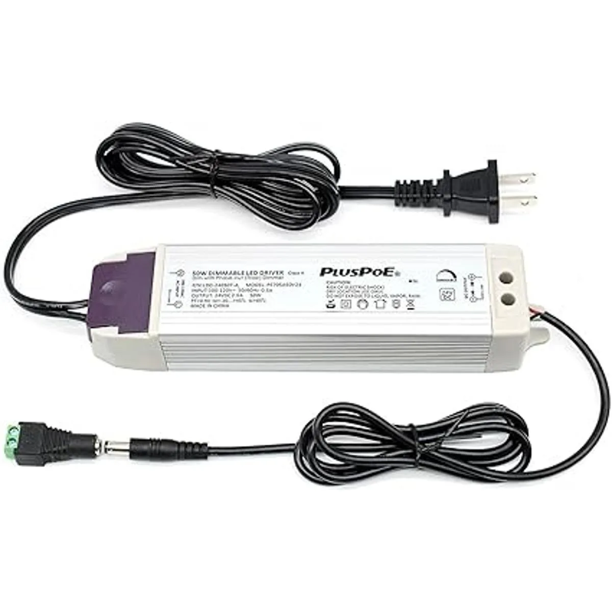 PLUSPOE Tira de luz LED regulable de 50 W 2A magnética_1