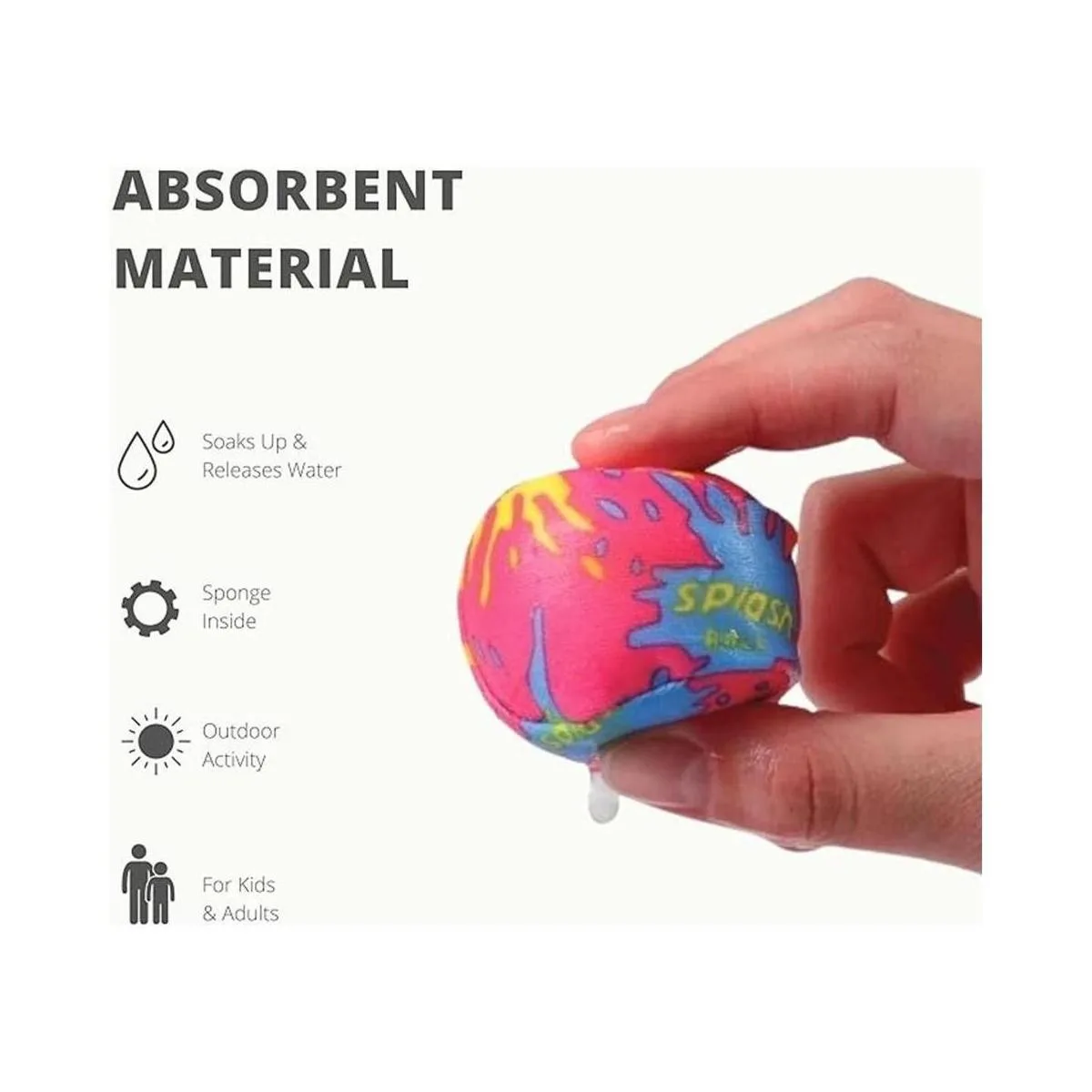 Paquete de 24 bolas de salpicaduras de bomba de agua de 2_3