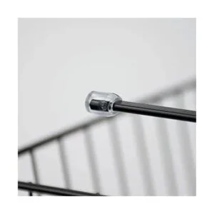 Tebery Paquete de 2 cestas de alambre negras para debajo_4