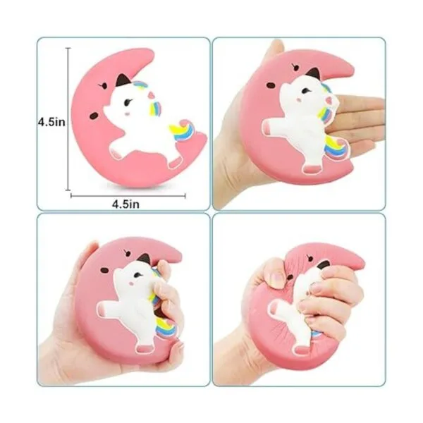 Juguetes blandos de unicornio Paquete de 6 Squishies de_4