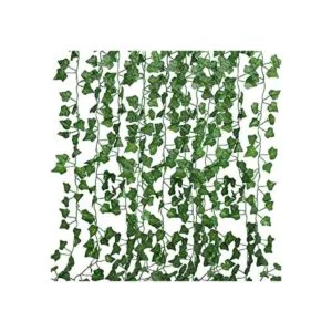 Recutms Guirnalda de hojas artificiales de hiedra de 84_1