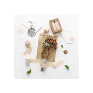 JEDIA Cinta de gasa 3 rollos de cintas de seda de gasa_6