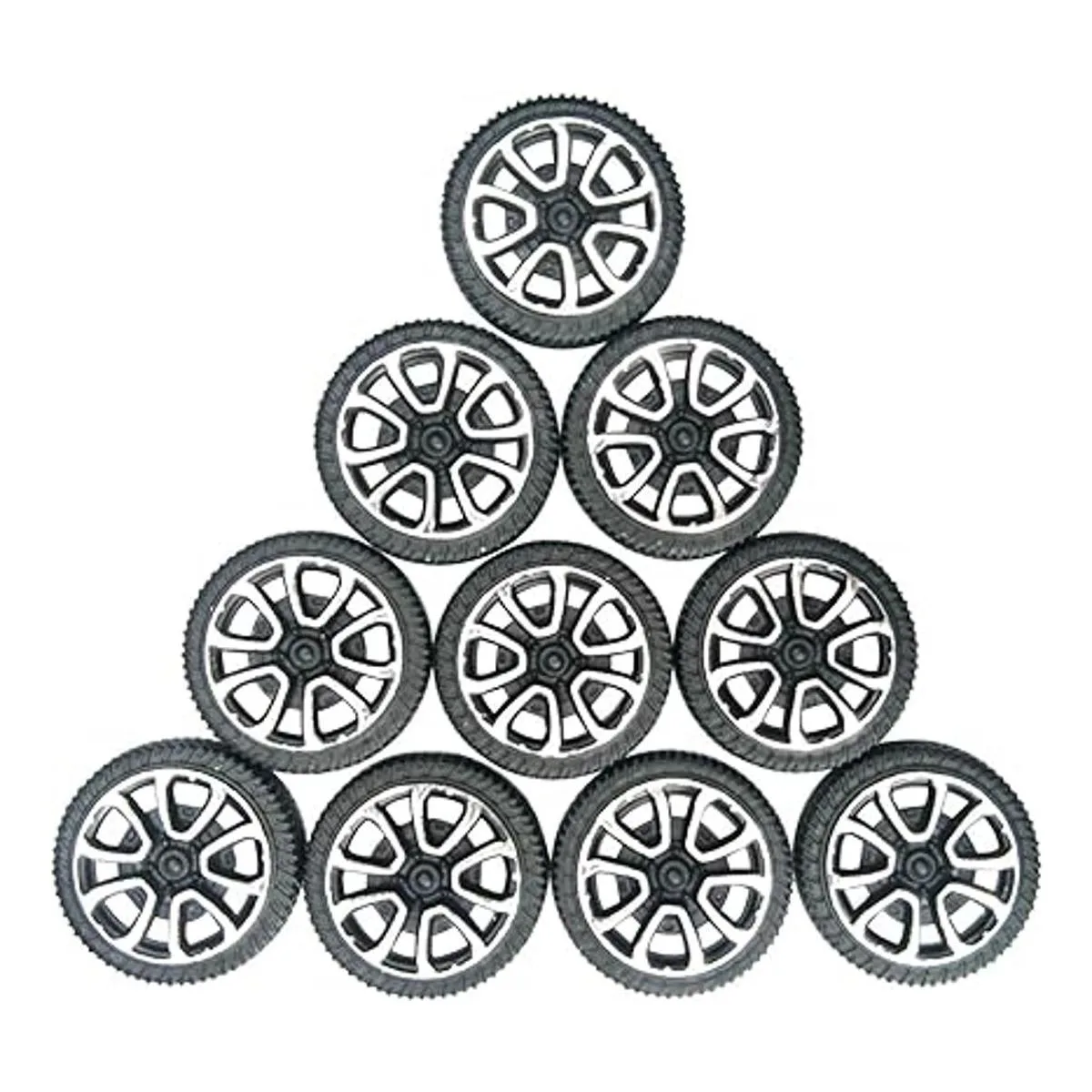 EUDAX 100 rollos de plástico de 0.079 in de diámetro eje_3