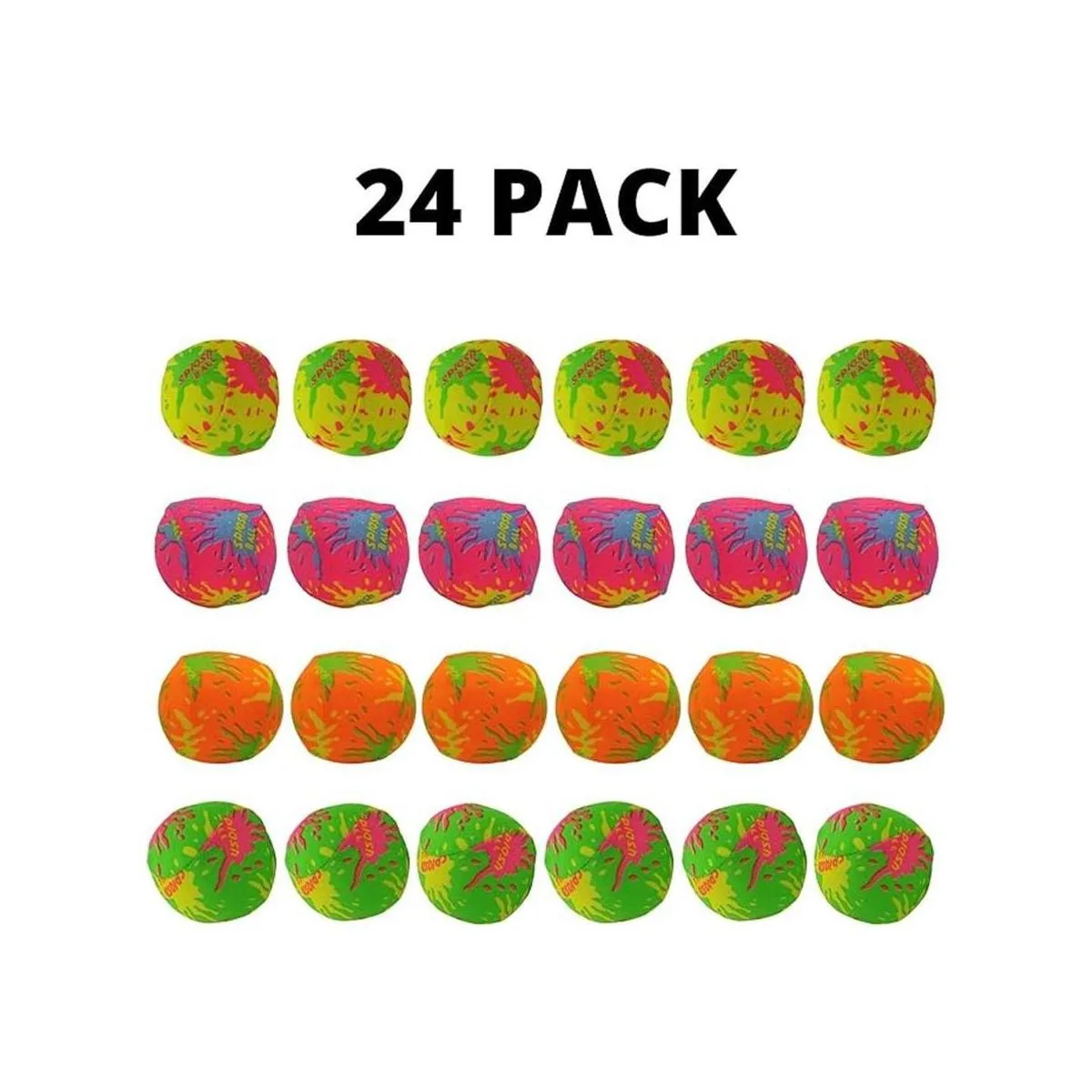 Paquete de 24 bolas de salpicaduras de bomba de agua de 2_2