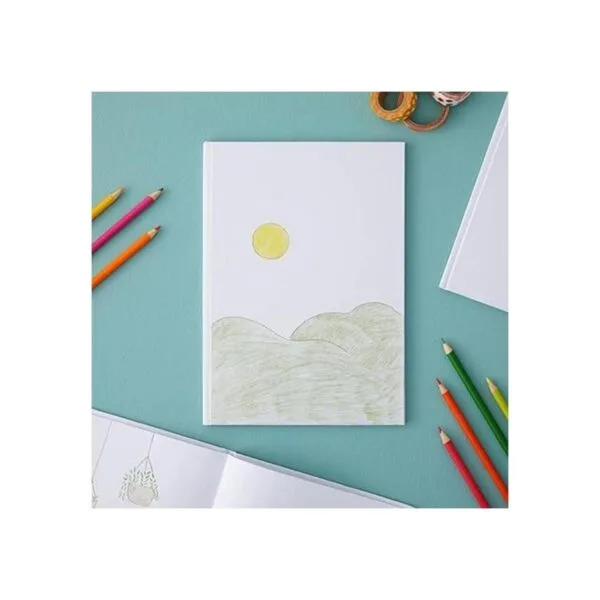 Paquete de 3 libros de tapa dura en blanco para que los_2