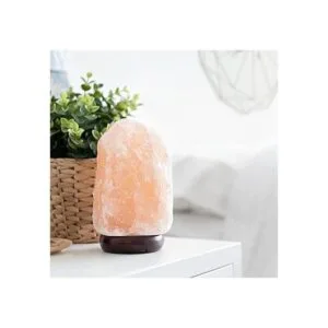 Lámpara de sal del Himalaya de 7 pulgadas con cable de_4