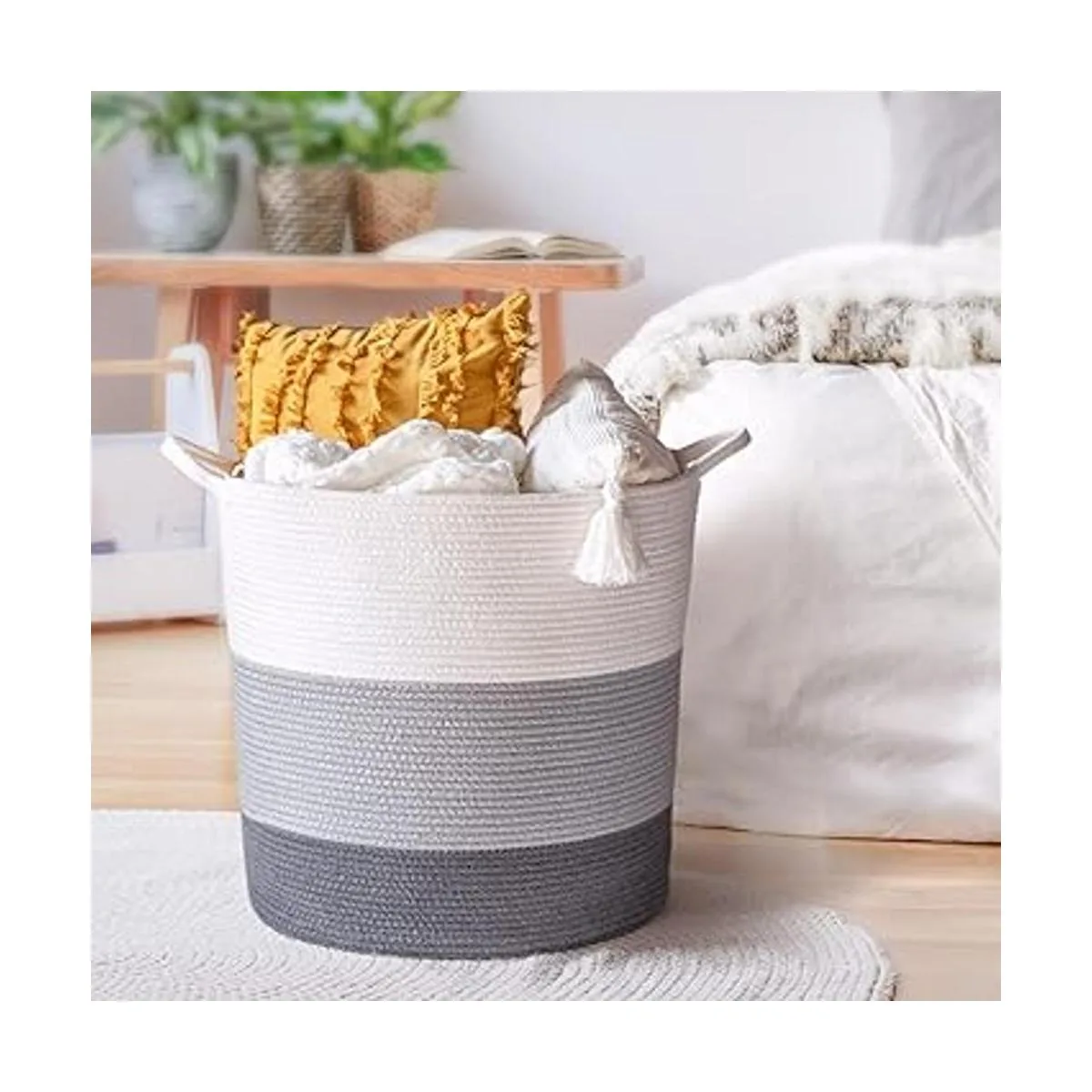 INDRESSME Cesta de lavandería de 17.8 x 15.8 x 13.8_5
