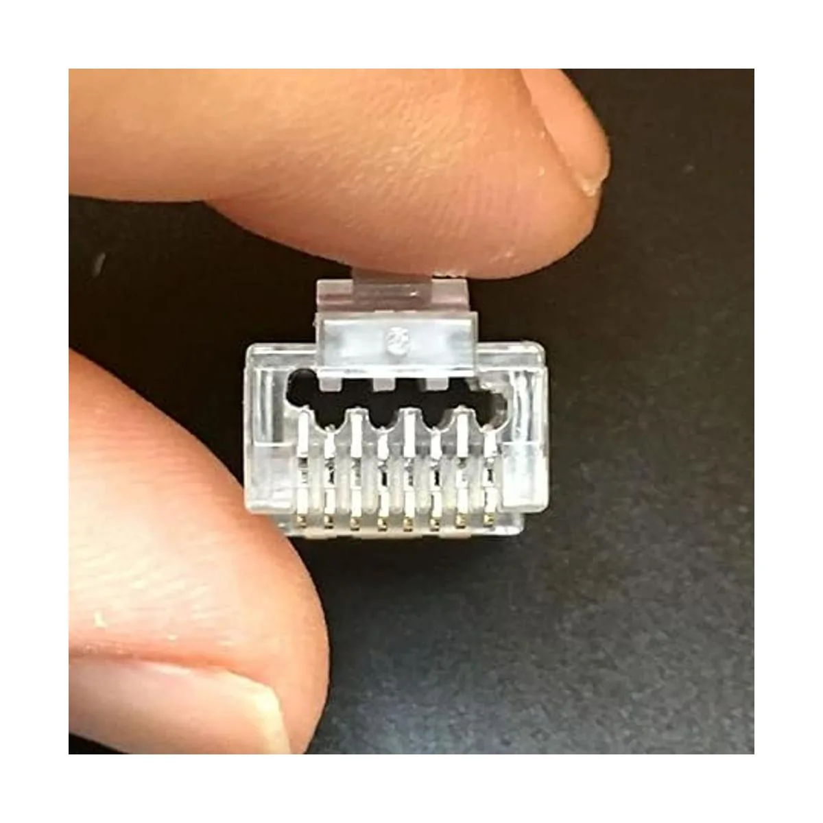 Conector de paso RJ45 CAT6 CAT6A paquete de 100 para_2