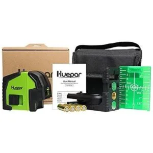 Huepar 8211G Nivel láser de línea cruzada con 2 puntos de_7