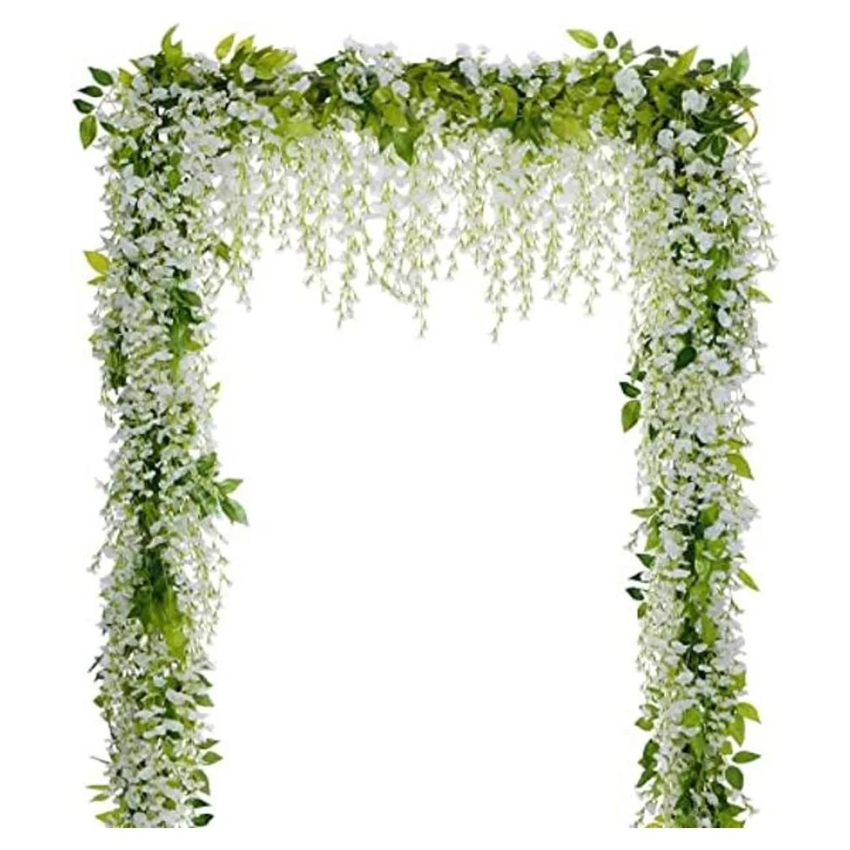 Lvydec Guirnalda de flores artificiales de glicinia 4_1