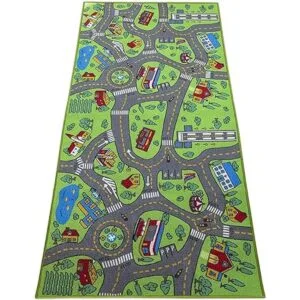 Alfombra infantil para niños vida urbana extra grande_4