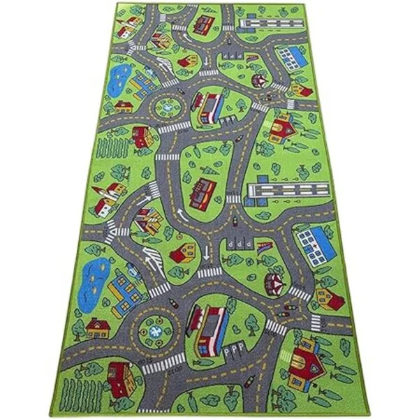 Alfombra infantil para niños vida urbana extra grande_4