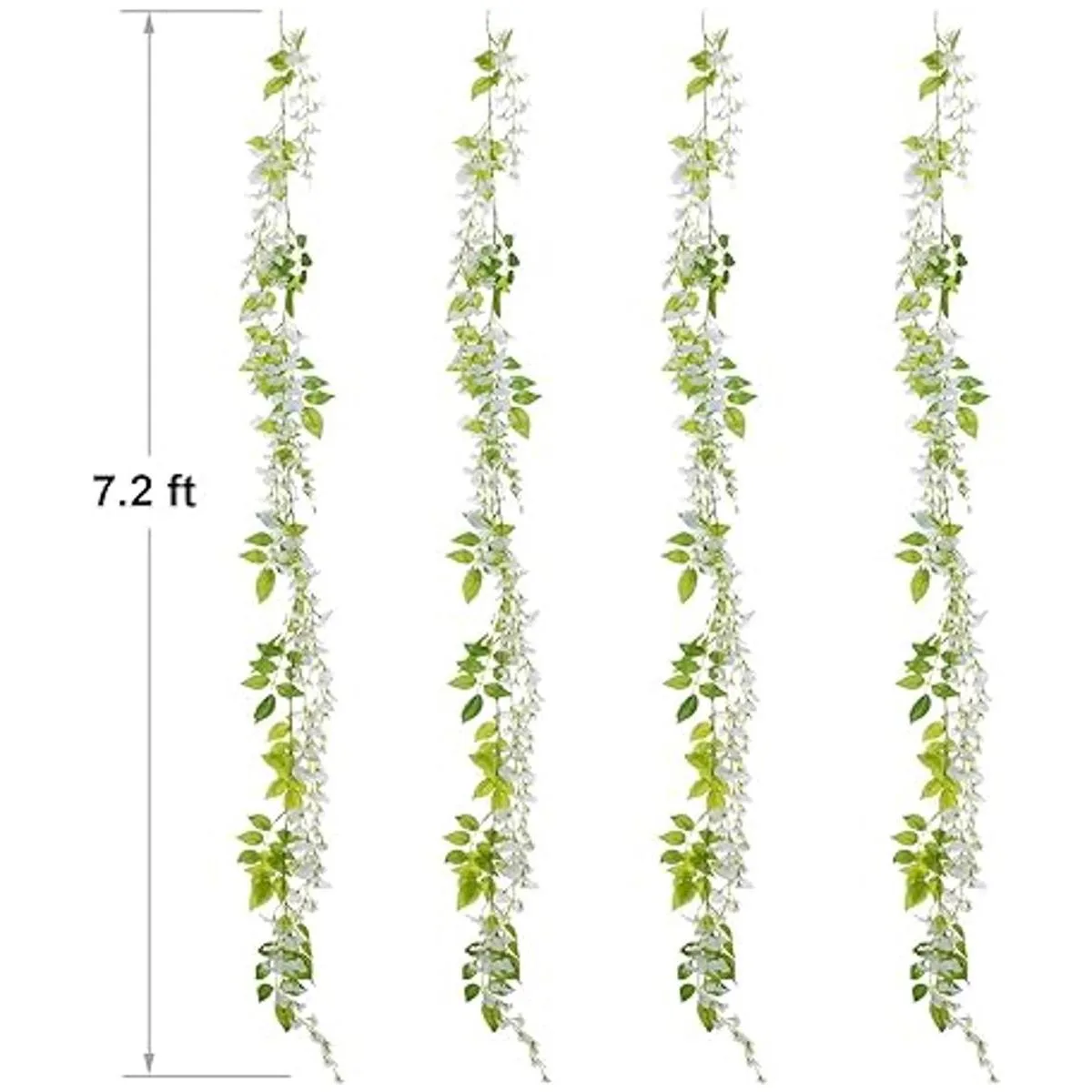 Lvydec Guirnalda de flores artificiales de glicinia 4_4