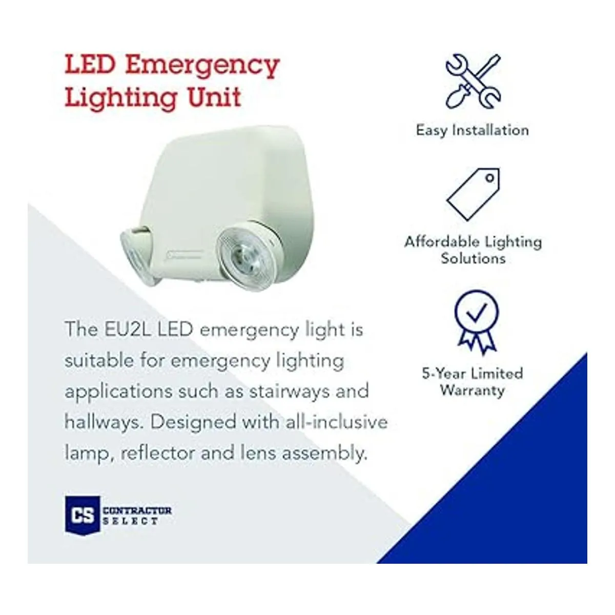Lithonia Lighting EU2L M12 Lámpara de emergencia LED_2