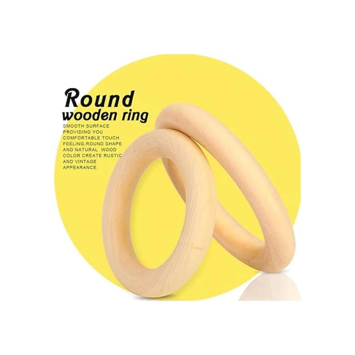 Bestsupplier 50 anillos de madera maciza sin terminar_3