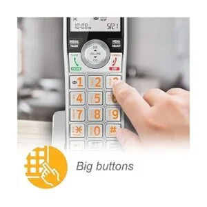 ATT CL84107 DECT 6.0 Teléfono expandible con cable y_6