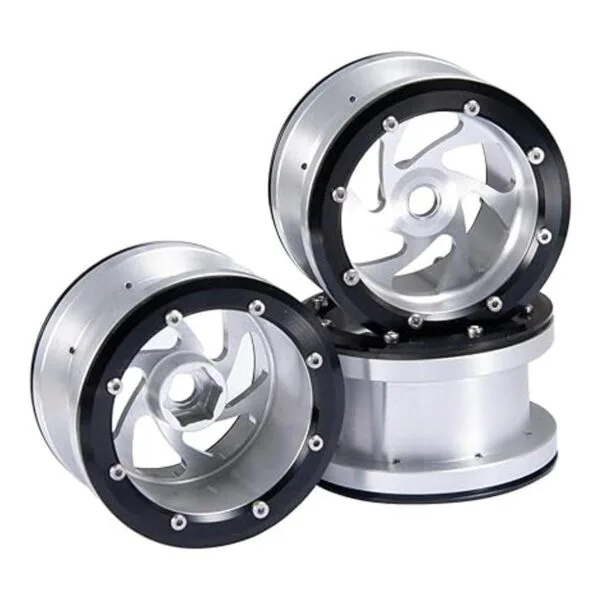 RCLIONS Llantas de metal de aluminio con bloqueo de_2