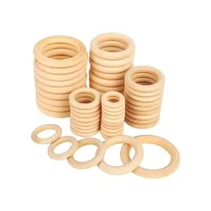 Bestsupplier 50 anillos de madera maciza sin terminar_1