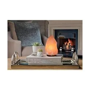 Lámpara de sal del Himalaya de 7 pulgadas con cable de_7