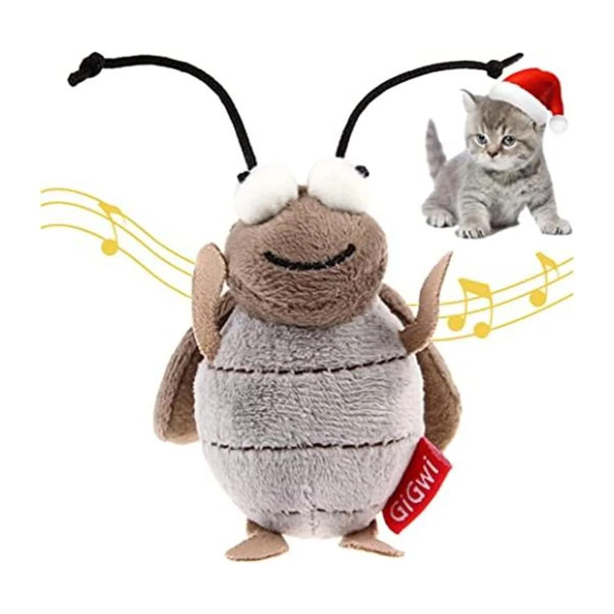 Gigwi Juguetes interactivos para gatos con sonido de_1