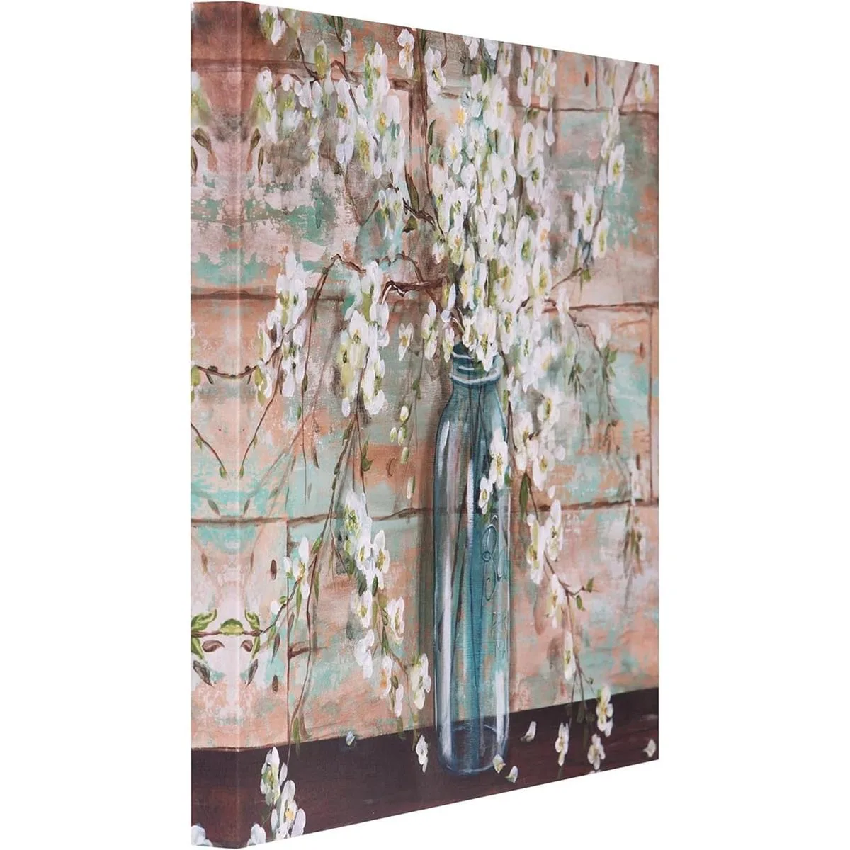 Patton Wall Decor Blooms In Mason Jar Arte en lienzo_2