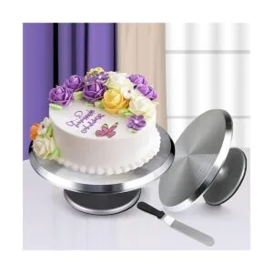 TangChu Tocadiscos giratorios para tartas de aluminio_6