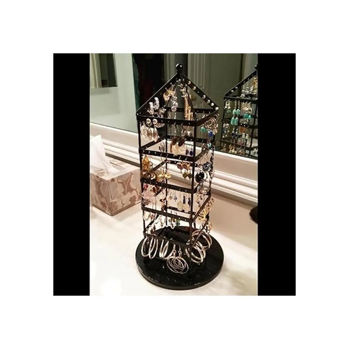 TB Lazy Susan Organizador de mesa giratoria de acrílico_7