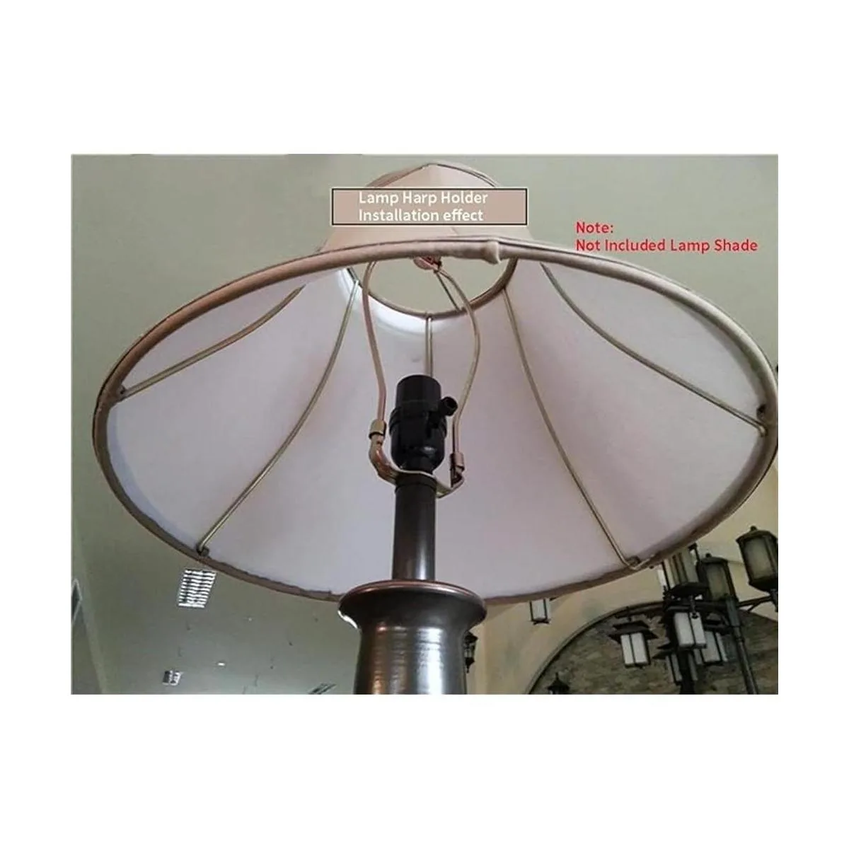 2 soportes para arpa de lámpara de 8 pulgadas para_2