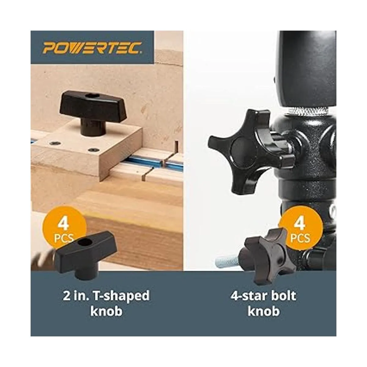 POWERTEC 71173 Kit de accesorios de pista en T con_6