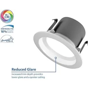 NICOR Lighting DCR41061202KWH Foco empotrable LED de 4.0_3