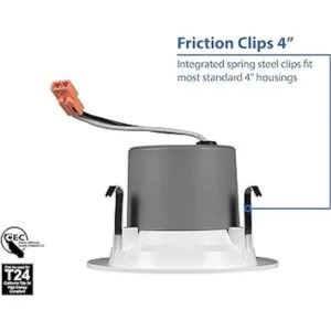NICOR Lighting DCR41061202KWH Foco empotrable LED de 4.0_6
