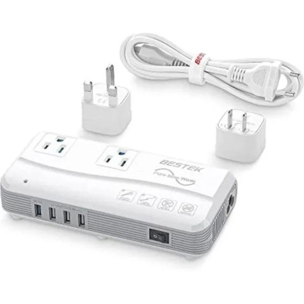 BESTEK Convertidor de voltaje de 220 V a 110 V QC 3.0_1