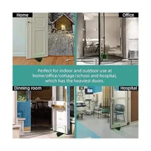 EIOUMAX Tope de puerta grande cuña de goma resistente_5