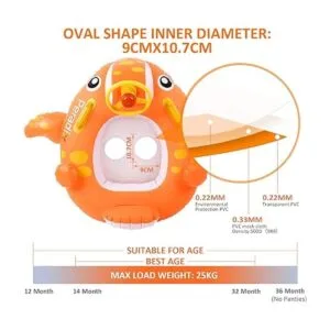 Peradix Flotador inflable de piscina para bebé flotador_3