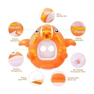 Peradix Flotador inflable de piscina para bebé flotador_5