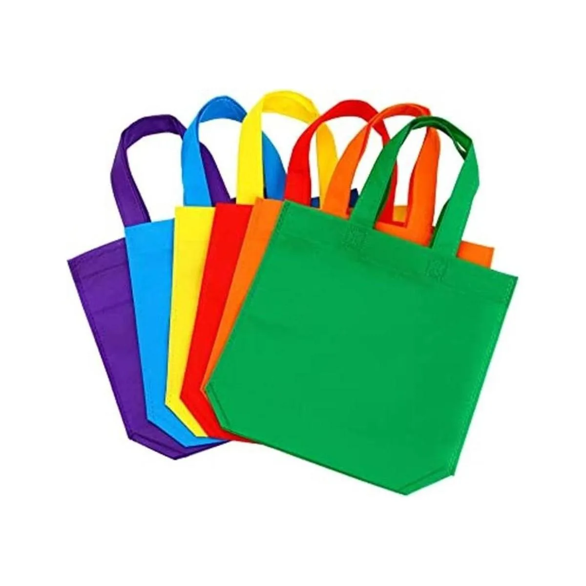 Aneco Paquete de 24 bolsas de mano no tejidas de 9.5 x 9.5_1