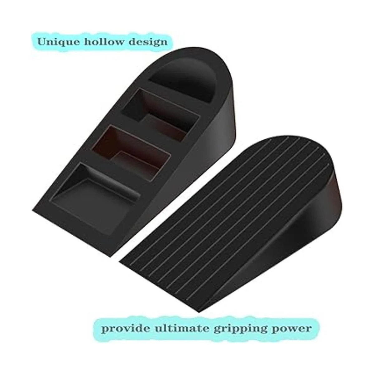 EIOUMAX Tope de puerta grande cuña de goma resistente_4