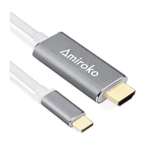 Cable USB C a HDMI de 5.9 ft Amiroko USB 3.1 tipo C_1