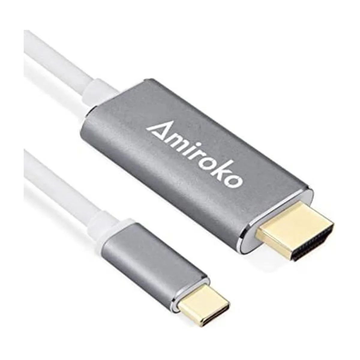 Cable USB C a HDMI de 5.9 ft Amiroko USB 3.1 tipo C_1