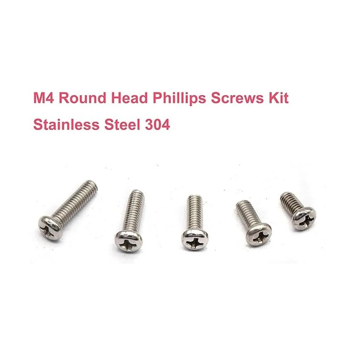 CSeao Juego de 100 tornillos M4 para máquina Phillips_5