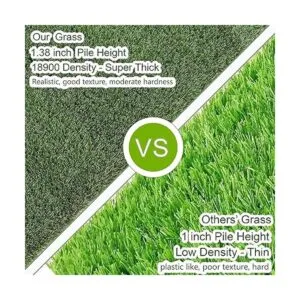 Petgrow Alfombra de césped artificial realista_5