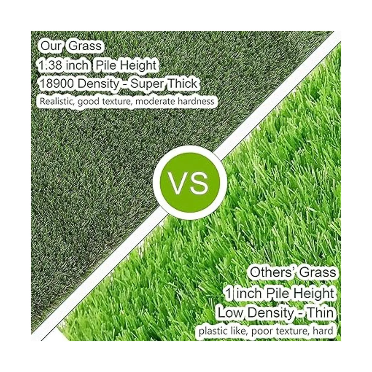 Petgrow Alfombra de césped artificial realista_5