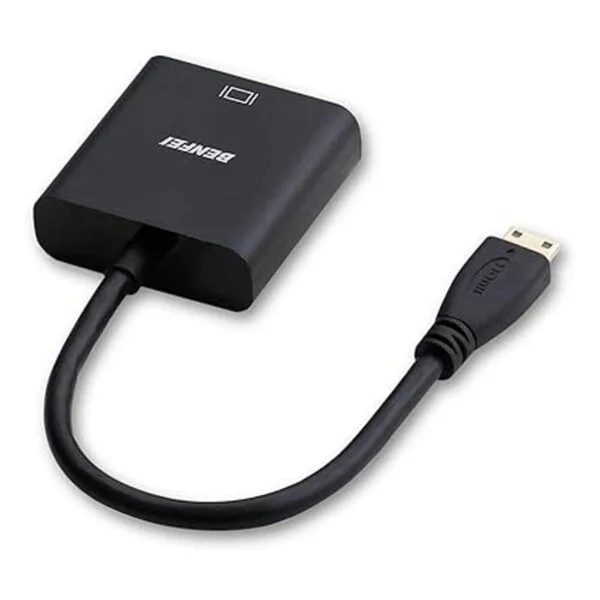 Mini HDMI a VGA adaptador BENFEI chapado en oro adaptador_2