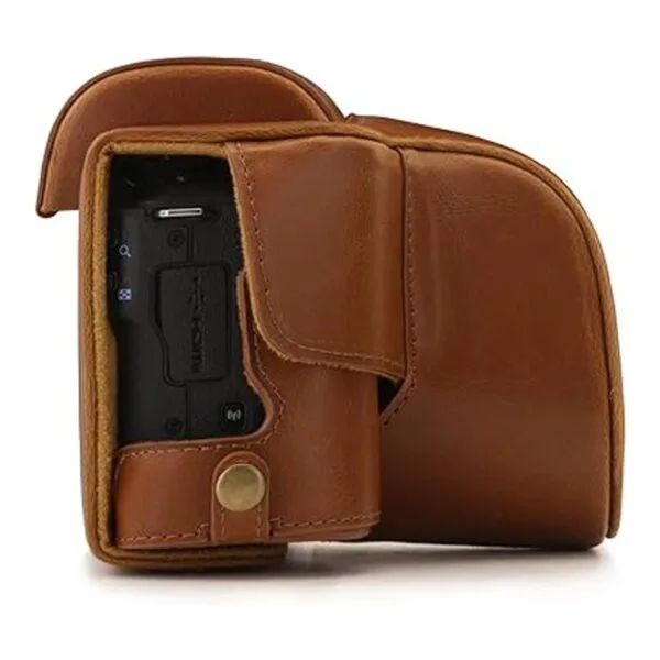 MegaGear Canon EOS M50 Funda de piel sintética para_3