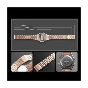 Reloj clásico simple pequeño electrónico de cuarzo de_4