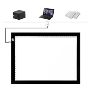 NXENTC mesa A4 de luz para dibujo ultrafina funciona por_4