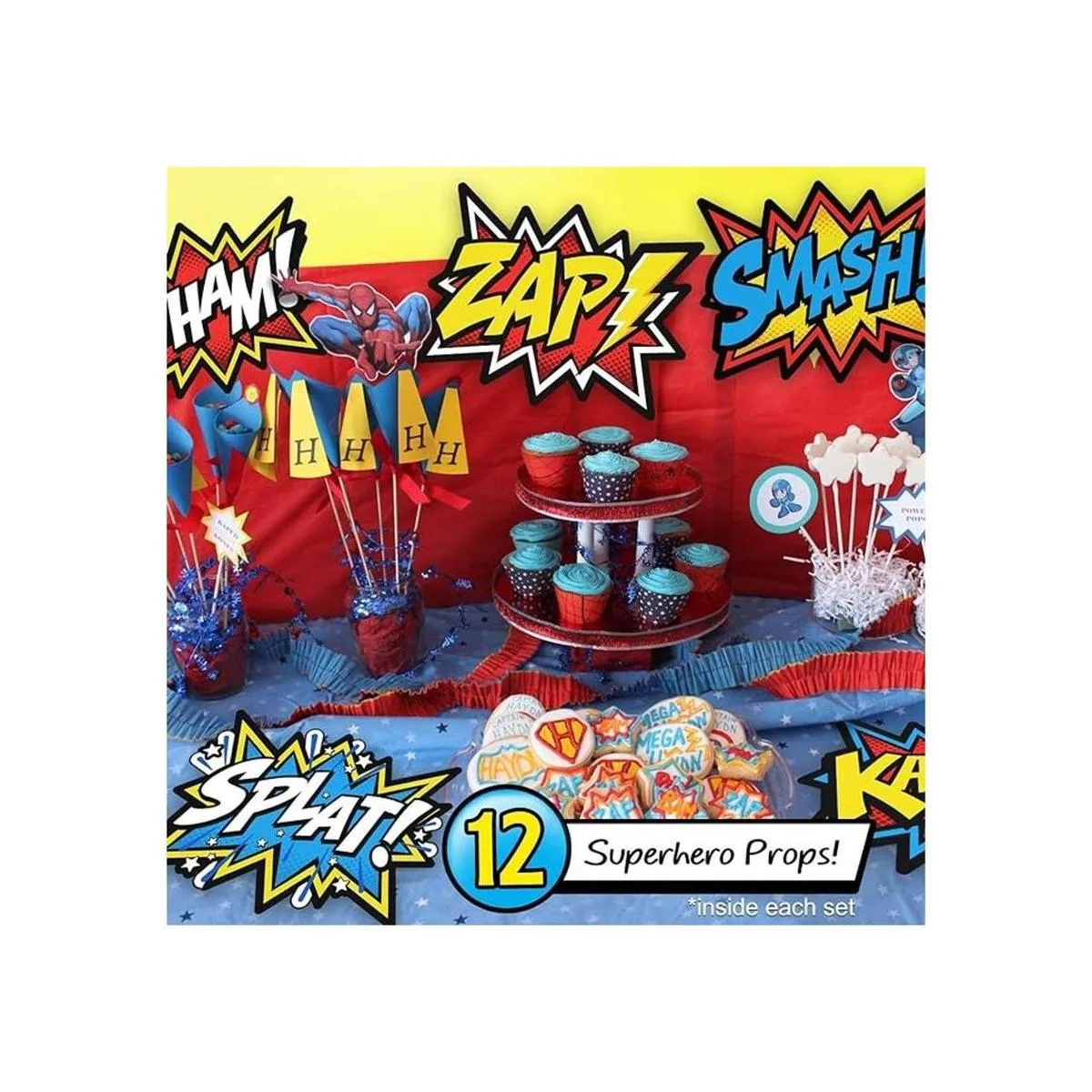 Bigtime Signs Recortes de palabras de superhéroe grandes_3